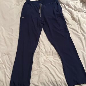 Women's Landau Scrubs Pants Size L Navy